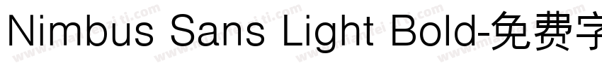 Nimbus Sans Light Bold字体转换